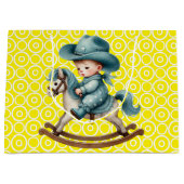 Westerse Baby Cowboy Grote Cadeautas (Voorkant)