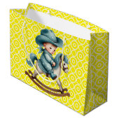 Westerse Baby Cowboy Grote Cadeautas (Achterkant Gekanteld)