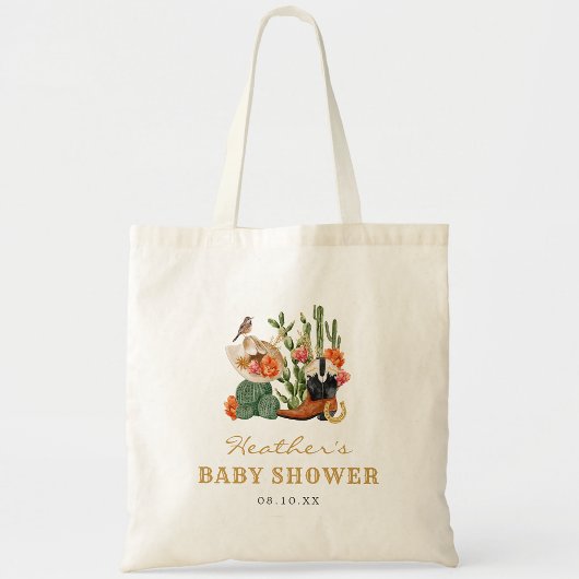 Westerse Babyshower Tote Bag
