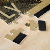 Westerse Beach Vintage Travel Legpuzzel (Zijkant)