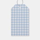 Westerse Blue Rodeo Cowboy Cadeautag Cadeaulabel (Achterkant)