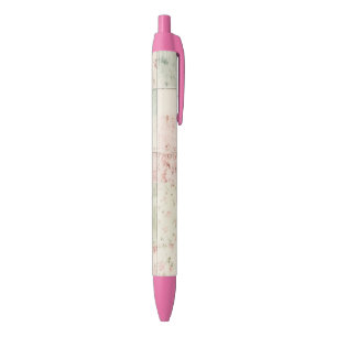 Westerse boerderij mint roze bloem quilt patronen zwarte inkt pen
