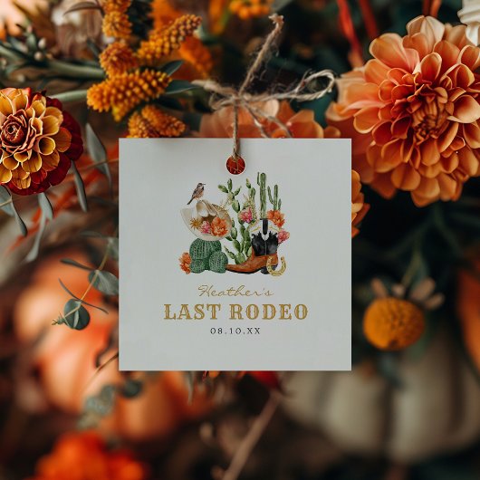 Westerse Boho Bedankjes Labels