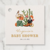 Westerse Boho Cowboy Bedankjes Labels (Voorkant)