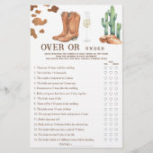 Westerse Bruidsbad Over- of onder spel (Voorkant)