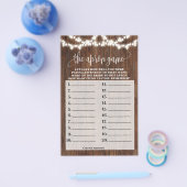 Westerse Bruidssluierspelkaart met The Apron Flyer (Enkel)