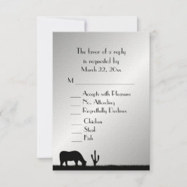 Westerse bruiloft RSVP