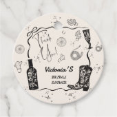 Westerse Bruiloft Thank You Bedankjes Labels (Voorkant)