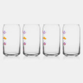 Westerse Bruiloftsfeest Favor Drinkware Set Blikvorm Glas (Links)