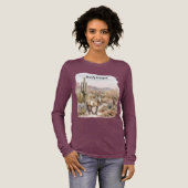 Westerse Cactuspaard Tri-Blend Shirt (Voorkant)