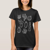 Westerse Cactusplanten Woestijn Boho Botanische Tu T-shirt (Voorkant)