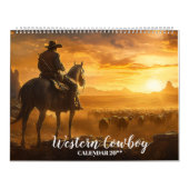 Westerse Cowboy 2027 Agenda Kalender (Hoes)