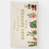 Westerse Cowboy Baby Shower Welkom Spandoek (Verticaal)