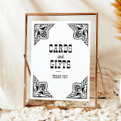 Westerse Cowboy Country Trouwkaarten Cadeaus Bord Poster