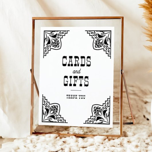 Westerse Cowboy Country Trouwkaarten Cadeaus Bord Poster