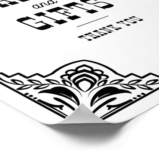 Westerse Cowboy Country Trouwkaarten Cadeaus Bord Poster (Hoek)