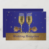 Westerse Cowboy Cowgirl Trouw Uitnodiging Ontvangs (Voorkant / Achterkant)