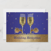 Westerse Cowboy Cowgirl Trouwfeest Uitnodiging Ont (Voorkant)