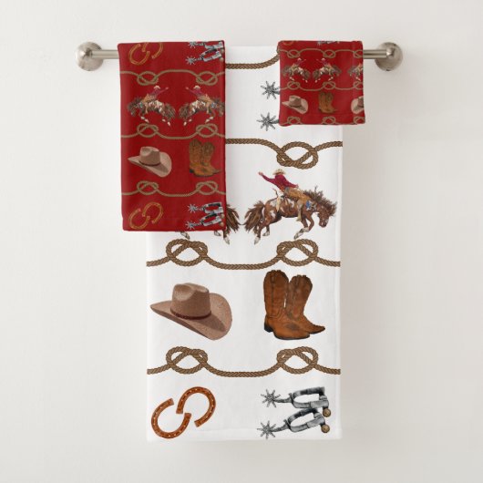 Westerse Cowboy Essentials Bad Handdoek (Insitu)