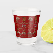 Westerse Cowboy Essentials Shot Glas (Voorkant)