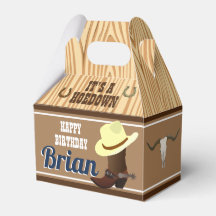 Westerse Cowboy Favor Dozen | Rustieke Landelijke