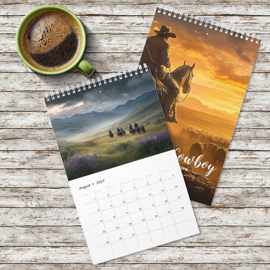 Westerse Cowboy Kalender