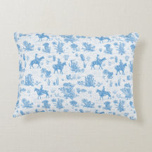 Westerse Cowboy Paard Cactus Woestijn Toile
