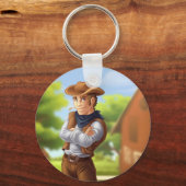 Westerse Cowboy Promotie Sleutelhanger (Voorkant)