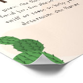 Westerse Cowboy Raad de Babyvoeding Baby Shower Sp Poster (Hoek)