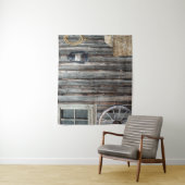 Westerse Cowboy Schuur Tapijt Wandkleed (In situ)