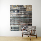 Westerse Cowboy Schuur Tapijt Wandkleed (In situ)