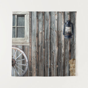 Westerse Cowboy Schuur Tapijt Wandkleed