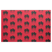 Westerse Cowboy Stierworstelen op Rodeo Stof (Fat Quarter)