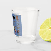 Westerse Cowboy Thema Shot Glas (Rechts)