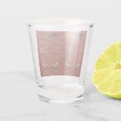 Westerse Cowboy Thema Shot Glas (Achterkant)