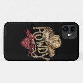 Westerse Cowboy Verjaardagsfeestje Case-Mate iPhone Case (Achterkant (horizontaal))