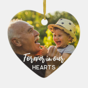Westerse Cowboyhoed Voor Altijd in Onze Hart Foto Keramisch Ornament