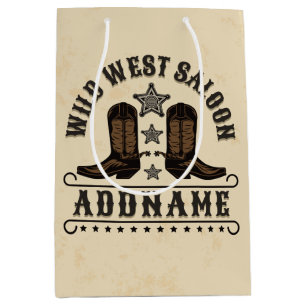 Westerse Cowboylaarzen ADD NAME Sheriff Sporen Sal Medium Cadeauzakje