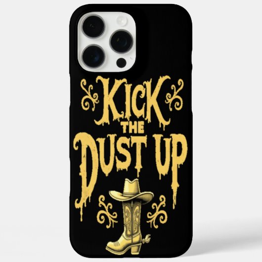 Westerse Cowboylaarzen en Stof Opwaaien Case-Mate iPhone Case (Achterkant)