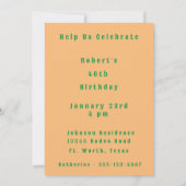 Westerse Cowboys Koken Grillen Op Maat  Kaart (Achterkant)