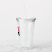 Westerse Cowgirl Aangepaste Bachelorette-feestje Acryl Drinkbeker (Links)