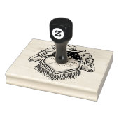Westerse Cowgirl Aangepaste Retouradres Stempel (Stempel)