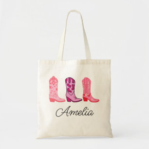 Westerse Cowgirl Bachelorette Tote Tassen, Aangepa Bag