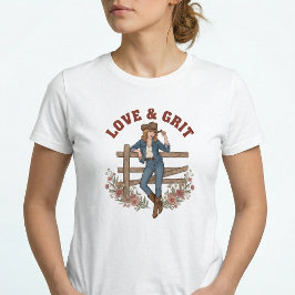 Westerse Cowgirl Country Girl Boho T-shirt
