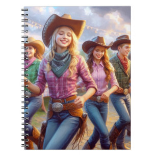 Westerse Cowgirl Line Dancing  Notitieboek