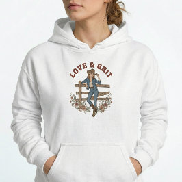 Westerse Cowgirl Vintage Trui met Capuchon Cadeau Hoodie