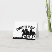 Westerse Dank je wel Bedankkaart (Voorkant)