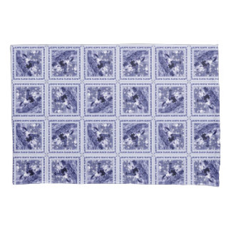 Westerse Denim Blauwe Delfts Tegel Kussensloop