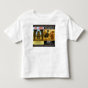 Westerse dierfilm-posterparodie kinder shirts