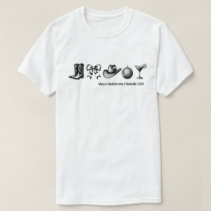 Westerse Disco Meisjesuitje Feest T-shirt